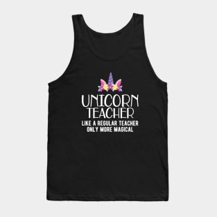 Unicorn Teacher Tank Top